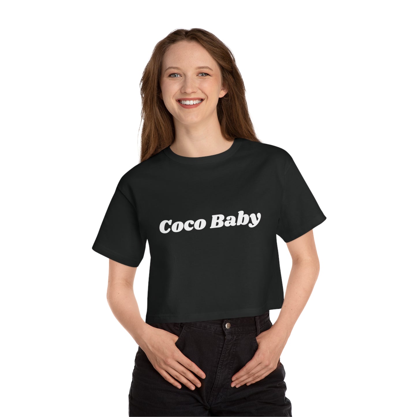 "Baby Crop" - Champion Cropped T-Shirt