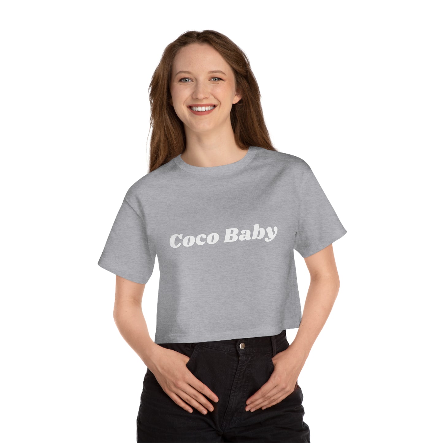 "Baby Crop" - Champion Cropped T-Shirt