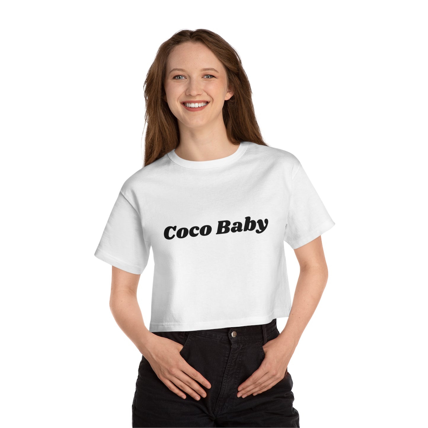 "Baby Crop" - Champion Cropped T-Shirt