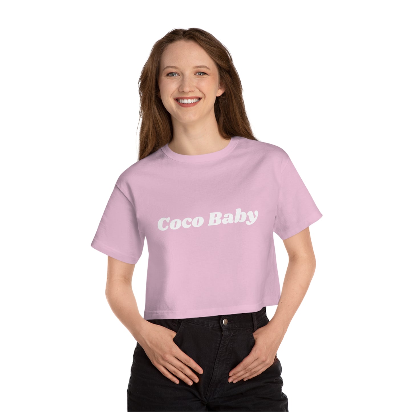 "Baby Crop" - Champion Cropped T-Shirt